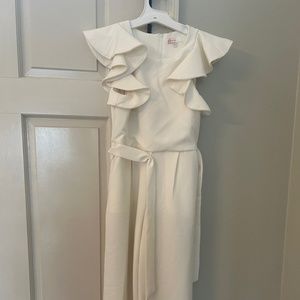 Girls Ivory Jumpsuit
